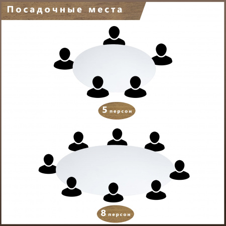 Стол круглый раздвижной 110х110/140 (Белый / опоры черные)